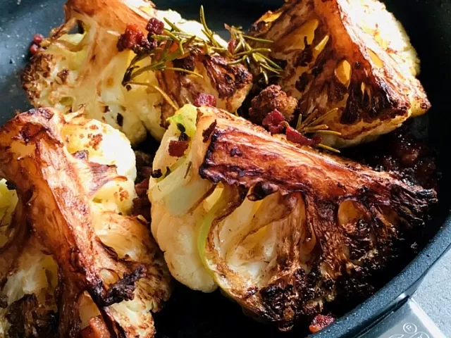 Жареная и запеченная цветная капуста